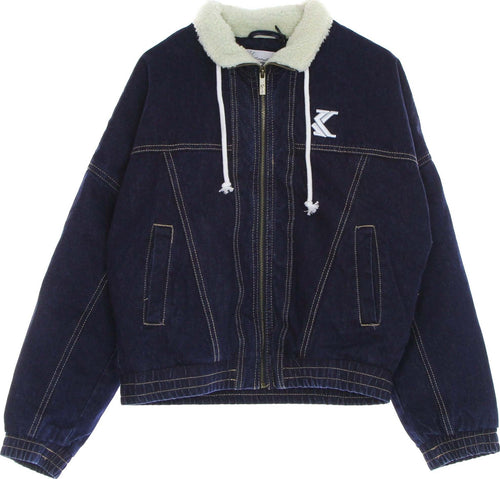 KARL-KANI-Jeans-Donna-Og-Raw-Denim-Jacket-Dark-Blue-da-donna
