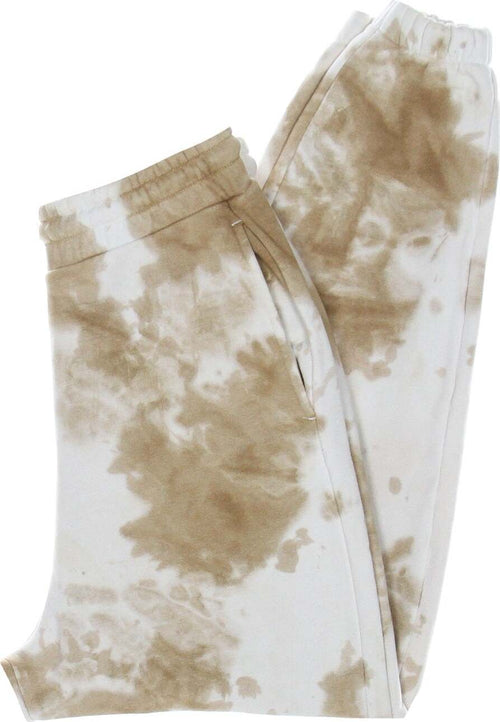KARL-KANI-Pantalone-Tuta-Felpato-Uomo-Signature-Tie-Dye-Sweatpants-White/sand-da-uomo