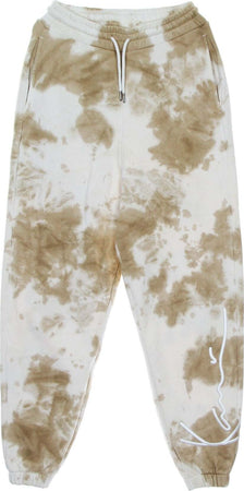 KARL-KANI-Pantalone-Tuta-Felpato-Uomo-Signature-Tie-Dye-Sweatpants-White/sand-da-uomo