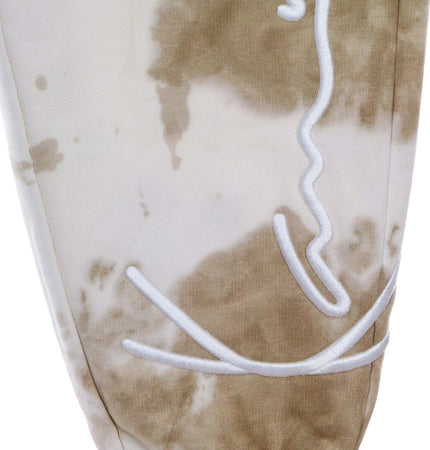 KARL-KANI-Pantalone-Tuta-Felpato-Uomo-Signature-Tie-Dye-Sweatpants-White/sand-da-uomo