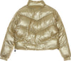 KARL-KANI-Piumino-Corto-Donna-Chest-Signature-Puffer-Jacket-Gold-da-donna