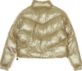 KARL-KANI-Piumino-Corto-Donna-Chest-Signature-Puffer-Jacket-Gold-da-donna
