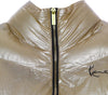 KARL-KANI-Piumino-Corto-Donna-Chest-Signature-Puffer-Jacket-Gold-da-donna