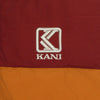 KARL-KANI-Piumino-Smanicato-Uomo-Og-Block-Puffer-Vest-Dark-Red/ocher/petrol-Blue-da-uomo