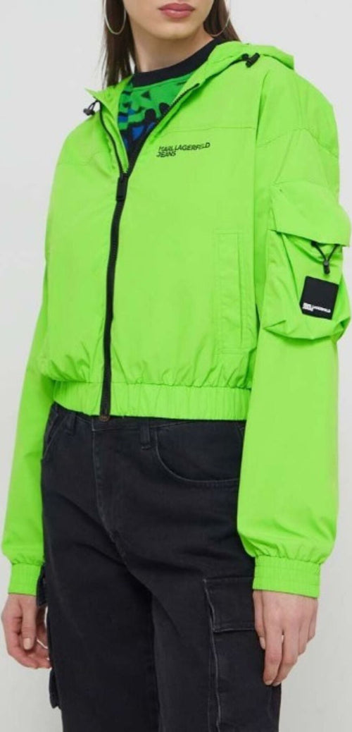 KARL-LAGERFELD-Giubbotto-KLJ-UTILITY-POCKET-JACKET-da-donna