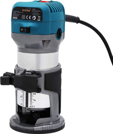 KATSU Rifilatore Fresatrice Verticale per Legno Elettrica 230V 710W 33000R/MIN