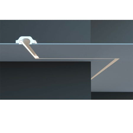 €9,99 a barra *** STOCK *** Pacco da 6 barre di cornice XPS a soffitto Con alloggio LED 165X70x1150 KD120 - Eternal Parquet