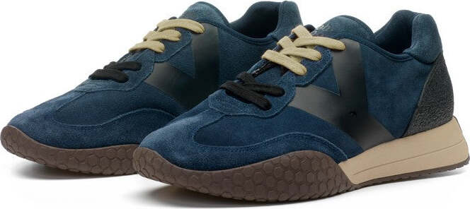 Kehnoo-uomo-sneakers-in-camoscio-navy-black-KM9728