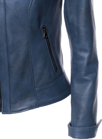 Kelly---Giacca-Donna-Blu-in-Vera-Pelle