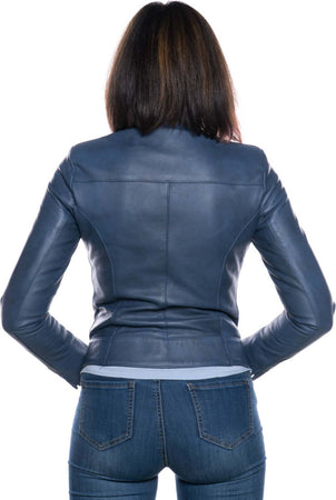 Kelly---Giacca-Donna-Blu-in-Vera-Pelle