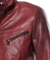 Kelly---Giacca-Donna-Bordeaux-in-Vera-Pelle