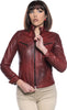 Kelly---Giacca-Donna-Bordeaux-in-Vera-Pelle