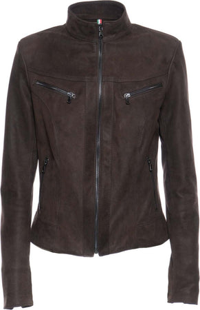 Kelly---Giacca-Donna-Testa-di-Moro-in-Vera-Pelle-di-Renna