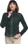 Kelly---Giacca-Donna-Verde-in-Vera-Pelle-di-Renna