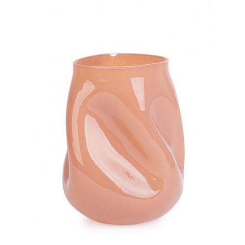 Vaso Kelsea in vetro lavorato Ø16x19h