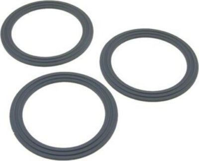 KENWOOD - GUARNIZIONE BICCHIERE ROBOT FRULLATORE 3 PEZZI A993 > A996 - KW650544 Casa e cucina/Elettrodomestici per la cucina/Accessori e parti di ricambio/Parti di ricambio per Robot da cucina Rossi Ricambi - Venetico Marina, Commerciovirtuoso.it