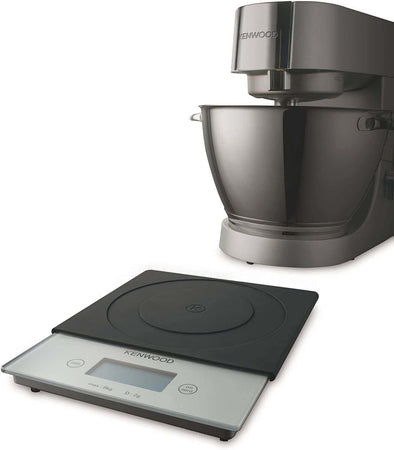 Kenwood Bilancia Elettronica da Cucina, Elettrica Nero Vetro