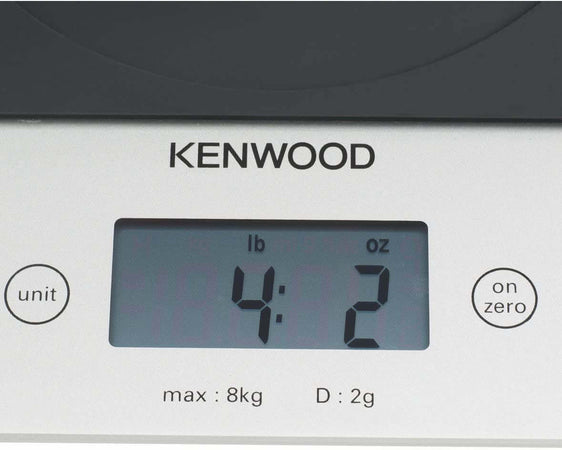 Kenwood Bilancia Elettronica da Cucina, Elettrica Nero Vetro