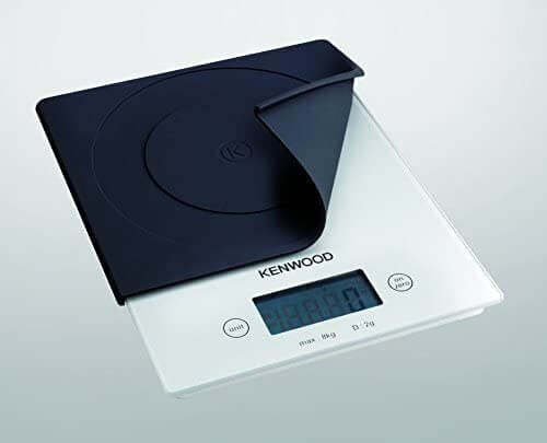 Kenwood Bilancia Elettronica da Cucina, Elettrica Nero Vetro