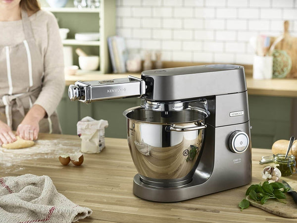 Kenwood Sfogliatrice per Impastatrice Planetaria KCC+KVC+KVL+KMX, Acciaio Inossidabile, Argento