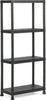 Keter Scaffale 4 Ripiani Nero Fai da te/Organizzazione casa e magazzini/Scaffalature Scontolo.net - Potenza, Commerciovirtuoso.it