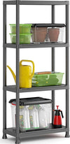 Keter Scaffale 4 Ripiani Nero Fai da te/Organizzazione casa e magazzini/Scaffalature Scontolo.net - Potenza, Commerciovirtuoso.it