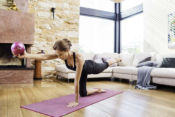 Kettler-Yoga-Mat-Tappetino-Asciugamano-Bordeaux