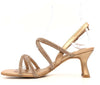 KHARISMA Sandalo Donna Strass Rosa Oro
