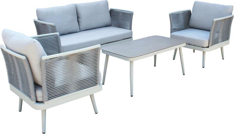 KIBAKI---salotto-da-giardino-in-alluminio-e-corda-4-posti-Grigio-chiaro-Milani-Home