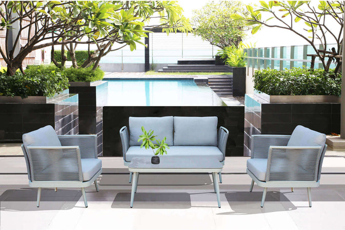 KIBAKI---salotto-da-giardino-in-alluminio-e-corda-4-posti-Grigio-chiaro-Milani-Home