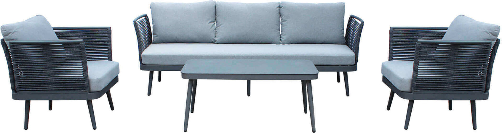 KIBAKI---salotto-da-giardino-in-alluminio-e-corda-5-posti-Grigio-scuro-Milani-Home