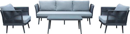 KIBAKI---salotto-da-giardino-in-alluminio-e-corda-5-posti-Grigio-scuro-Milani-Home