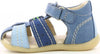 Kickers Bigbazar-2 Bleu Tricolore Sandali Per Bambini Scarpe Estive in Pelle con Suola in Gomma Colorate 785420-10 Scarpe Sanitaria Gioia del Bimbo - Villa San Giovanni, Commerciovirtuoso.it