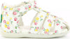 Kickers Bigflo-2 Blanc Fleuri Sandali Per Bambina Scarpe Estive in Pelle con Suola in Gomma Colorate 860604-10 Scarpe Sanitaria Gioia del Bimbo - Villa San Giovanni, Commerciovirtuoso.it