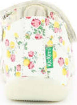 Kickers Bigflo-2 Blanc Fleuri Sandali Per Bambina Scarpe Estive in Pelle con Suola in Gomma Colorate 860604-10 Scarpe Sanitaria Gioia del Bimbo - Villa San Giovanni, Commerciovirtuoso.it