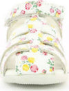 Kickers Bigflo-2 Blanc Fleuri Sandali Per Bambina Scarpe Estive in Pelle con Suola in Gomma Colorate 860604-10 Scarpe Sanitaria Gioia del Bimbo - Villa San Giovanni, Commerciovirtuoso.it