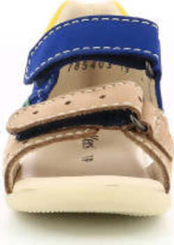 Kickers Boping-2 Beige Jaune Marine Sandali Per Bambino Scarpe Estive in Pelle Colorate 785403-10 Sandalo Bimbo Blu Giallo Strap Velcro Scarpe Sanitaria Gioia del Bimbo - Villa San Giovanni, Commerciovirtuoso.it