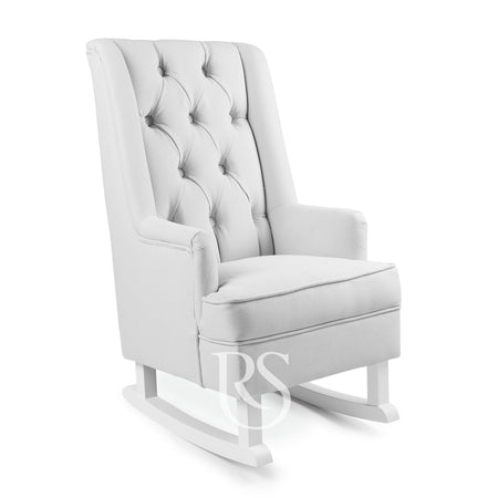 Poltrona Rocking Seat Kids Royal Rocker Silver Grey/White Legs