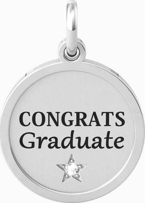 Kidult---Ciondolo-tondo-con-frase-laurea-e-cristallo