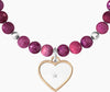 Kidult-Bracciale--agata-fucsia-CUORE-|-YOU-MAKE-MY-WORLD-BEAUTIFUL