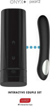 Kiiroo Set Coppia Onyx + E Pearl2 Nero Masturbatore Maschile + Vibratore Con Connesione Internet Salute e cura della persona/Erotismo e contraccezione/Sex toys/Masturbatori maschili/Masturbatori a coppa e accessori/Masturbatori a coppa elettrici Kondorama - Martinsicuro, Commerciovirtuoso.it