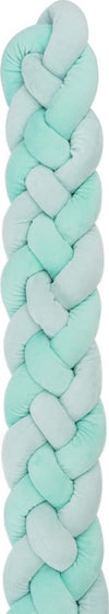 Kikkaboo Paraurti intrecciato 180 cm 4 trecce (15 cm) Menta Casa e cucina/Tessili per la casa/Biancheria per culle e lettini/Biancheria bimbi/Paraurti per letto La Casa Del Bebè - Napoli, Commerciovirtuoso.it