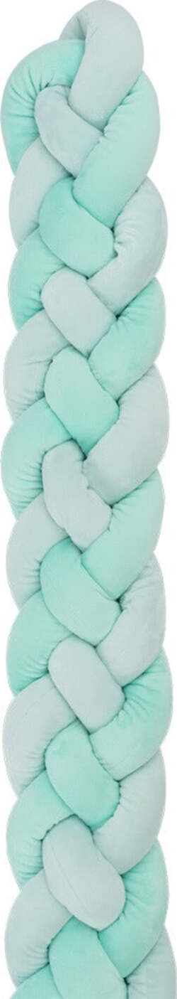 Kikkaboo Paraurti intrecciato 180 cm 4 trecce (15 cm) Menta Casa e cucina/Tessili per la casa/Biancheria per culle e lettini/Biancheria bimbi/Paraurti per letto La Casa Del Bebè - Napoli, Commerciovirtuoso.it