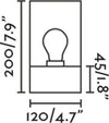 KILA 200 Lampada plafoniera grigio scuro trasparente Illuminazione/Illuminazione per interni/Lampadari lampade a sospensione e plafoniere/Plafoniere Led Mall Home - Napoli, Commerciovirtuoso.it