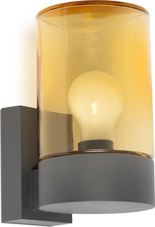 KILA Lampada da parete grigio scuro ambra Illuminazione/Illuminazione per interni/Illuminazioni per pareti/Applique Led Mall Home - Napoli, Commerciovirtuoso.it