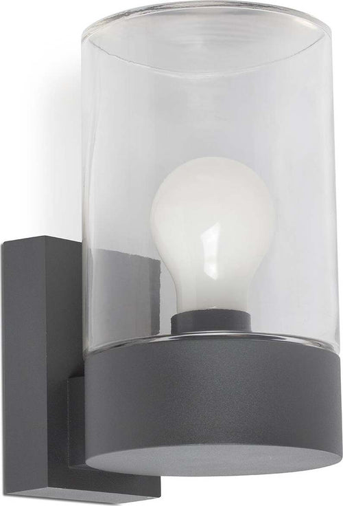 KILA Lampada da parete grigio scuro trasparente Illuminazione/Illuminazione per interni/Illuminazioni per pareti/Applique Led Mall Home - Napoli, Commerciovirtuoso.it