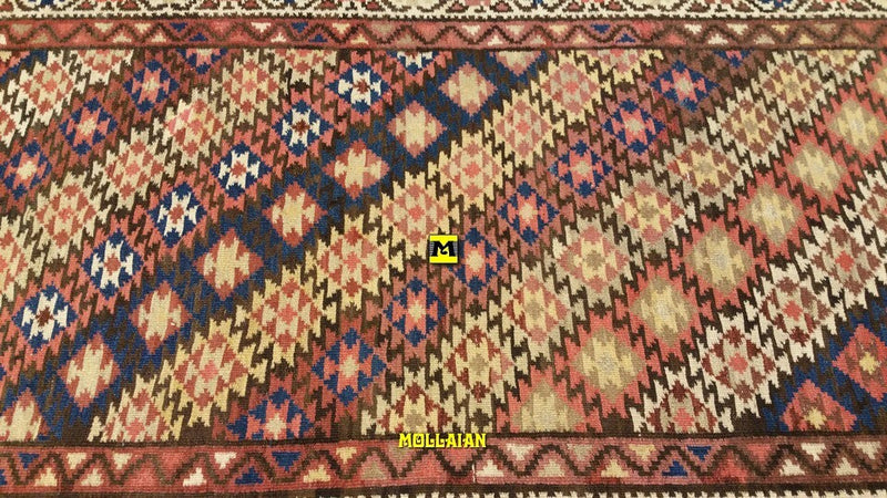 Kilim Kaudani D'epoca 397x148 Grande Multicolore Light, Disegni Geometrici Tappeto Originale Unico Certificato Ii Metà 900 Casa e cucina/Tessili per la casa/Tappeti e tappetini/Tappeti Mollaian Tappeti - Lecce, Commerciovirtuoso.it