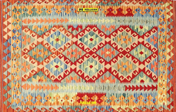 Kilim Kaudani Melange 153x100 Casa e cucina/Tessili per la casa/Tappeti e tappetini/Tappeti Mollaian Tappeti - Lecce, Commerciovirtuoso.it