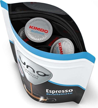 Kimbo-Caffe'-Confezioneda-16-Capsule-Compat.-Uno-System-Decaffeinato