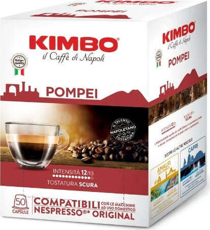 Kimbo-Miscela-Pompei-50capsule-Compatibili-Nespresso